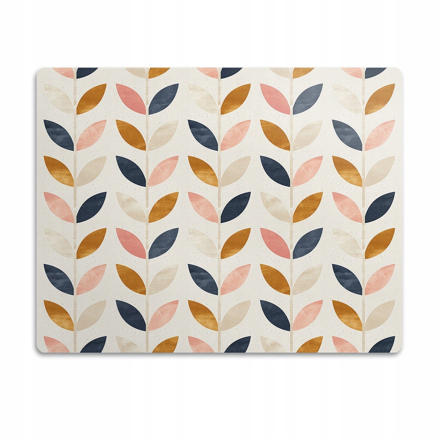 Voděodolná podložka pod misku Barevné lístky 90x60cm