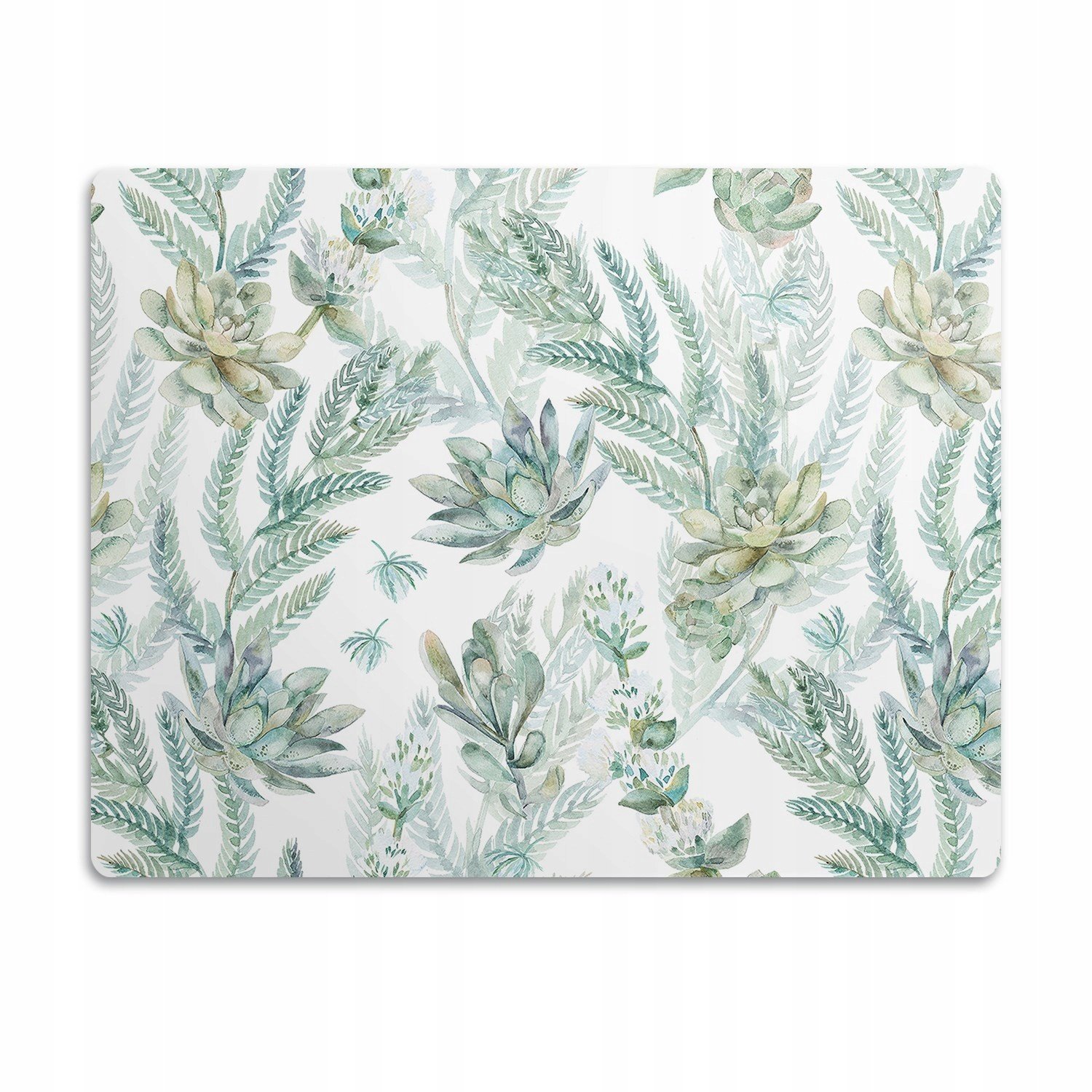 Ochranná podložka pod misky Malované rostliny 90x60 cm