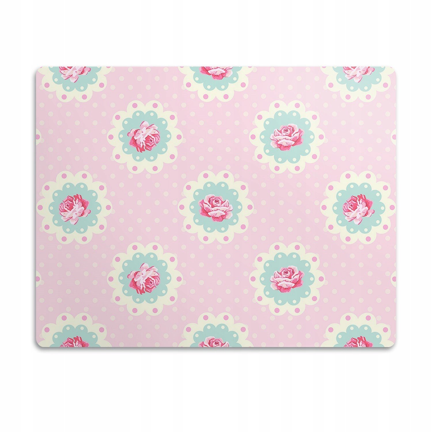 Voděodolná podložka pro psa Růže a puntíky 90x60