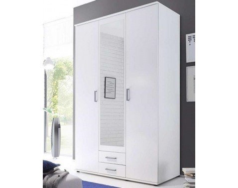 Šatní skříň Karl, bílá