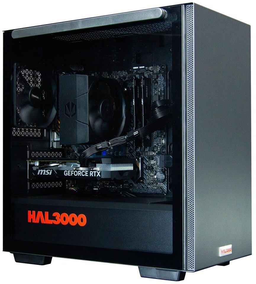 HAL3000 Online Gamer (R5 5600, RTX 4060), černá - PCHS2653