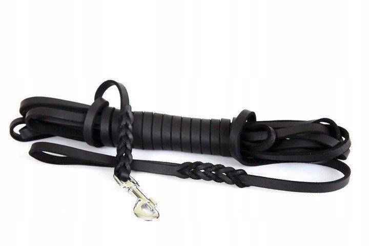 Dingo vodítko tréninkové kůže Soft 1,2 cm x 5 m