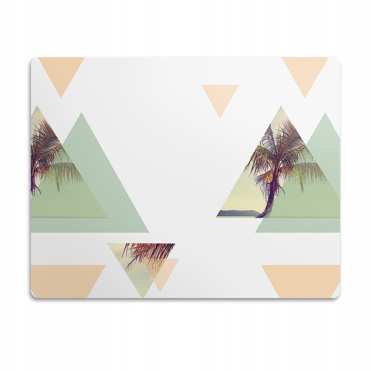 Ochranná podložka pod misku Palmy v trojúhelníku 90x60cm
