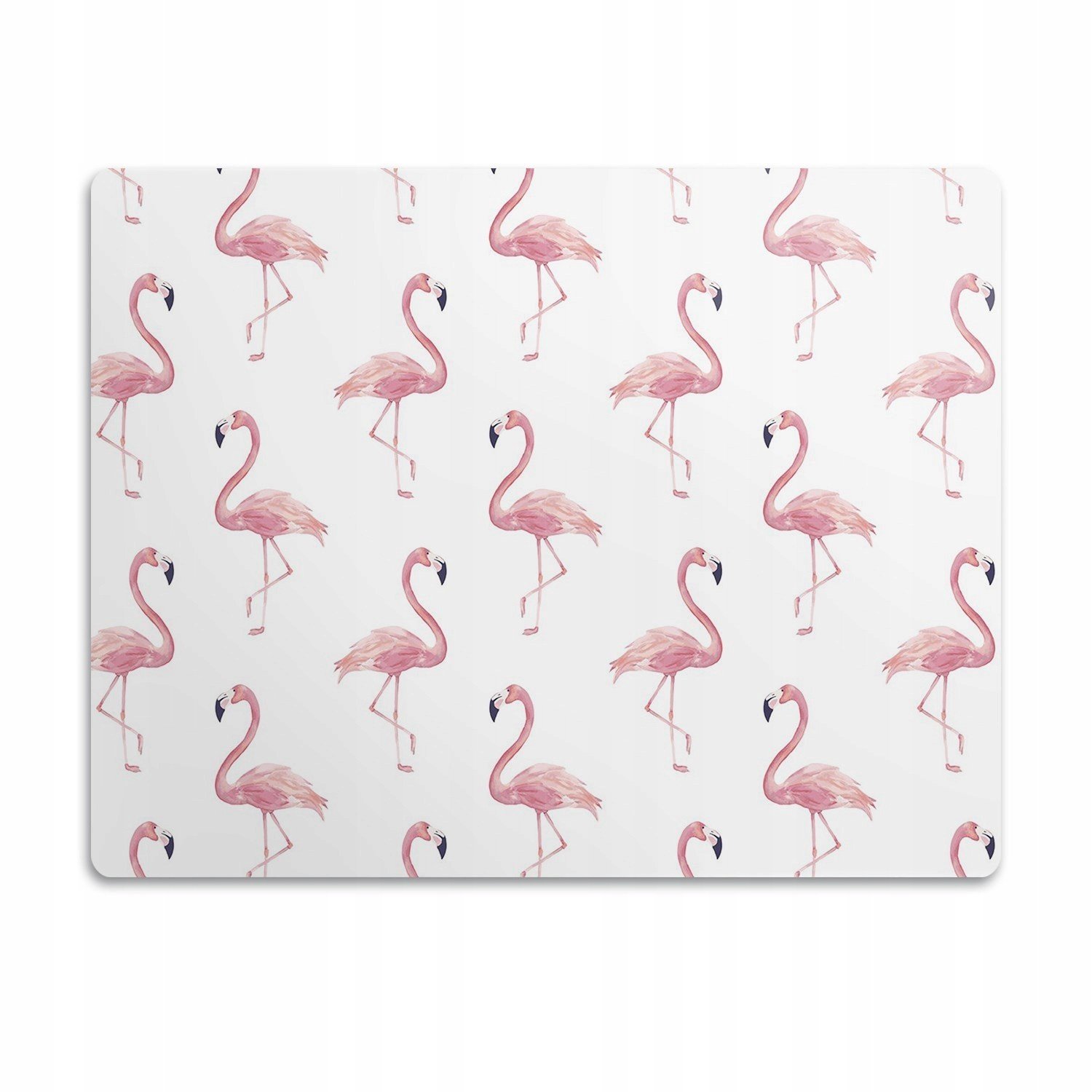 Voděodolná podložka pod misku Plameňáci růžová 90x60cm