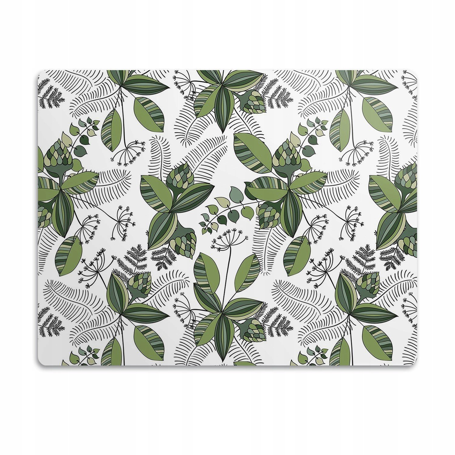 Podložka pro psa pod misku Botanický vzor 90x60