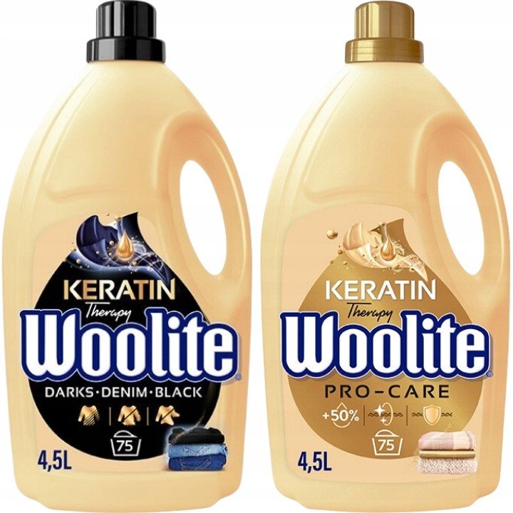 Woolite Tekutý prací prostředek univerzální černý 2x 4,5L