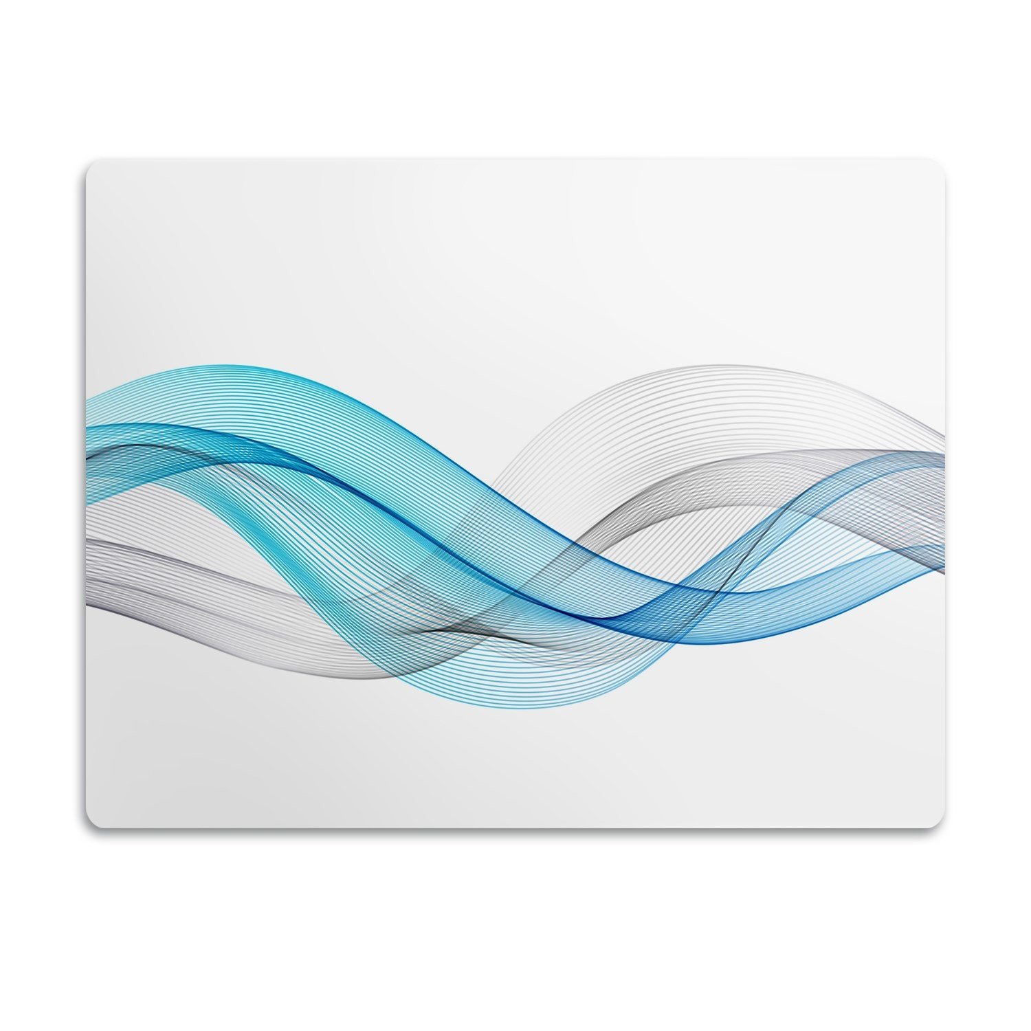 Pro kočku podložka pod misky Modro-šedé vlny 90x60