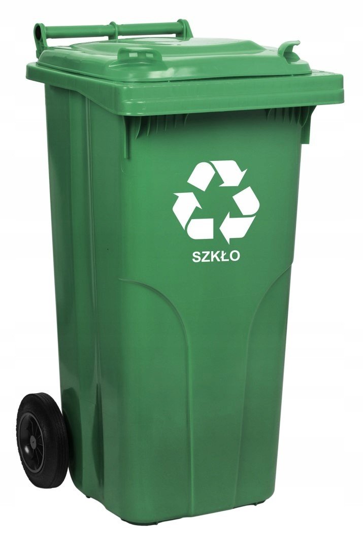 Odpadkový koš 120L Odpadkový koš zelený