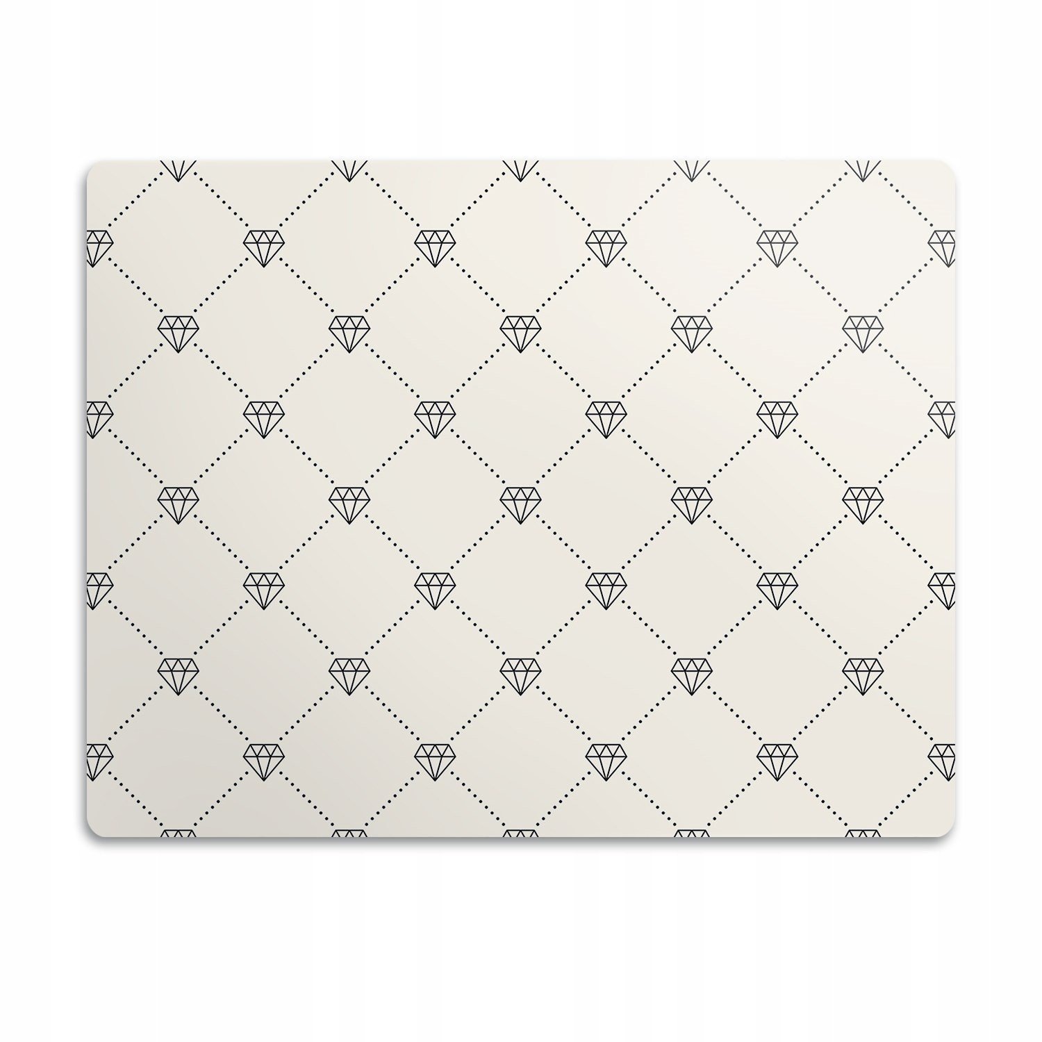 Pro kočku Podložka pod záchod Diamantový vzor 90x60 cm