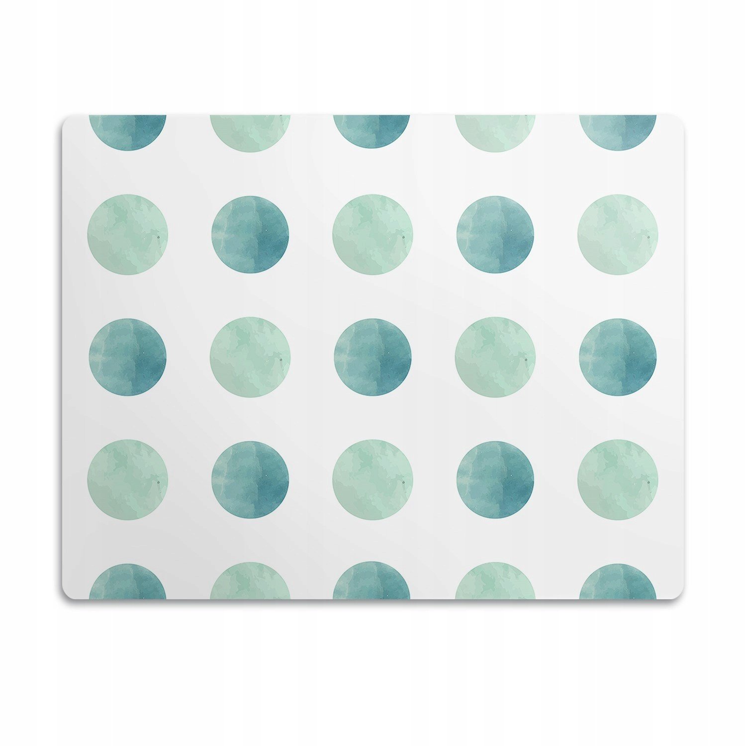 Ochranná podložka pod misku Zelené tečky 90x60
