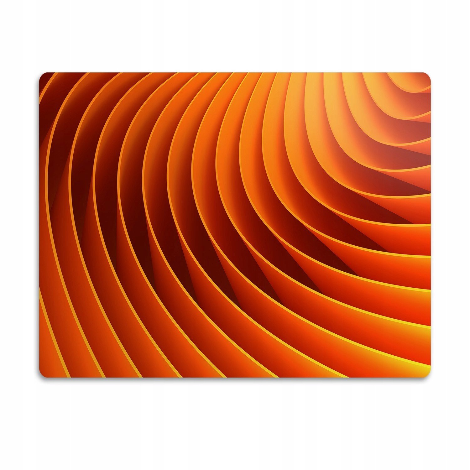 Pro kočku podložka pod misky Oranžové vlny 90x60