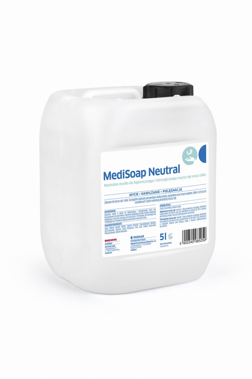 Tekuté mýdlo MediSoap Neutral 5L