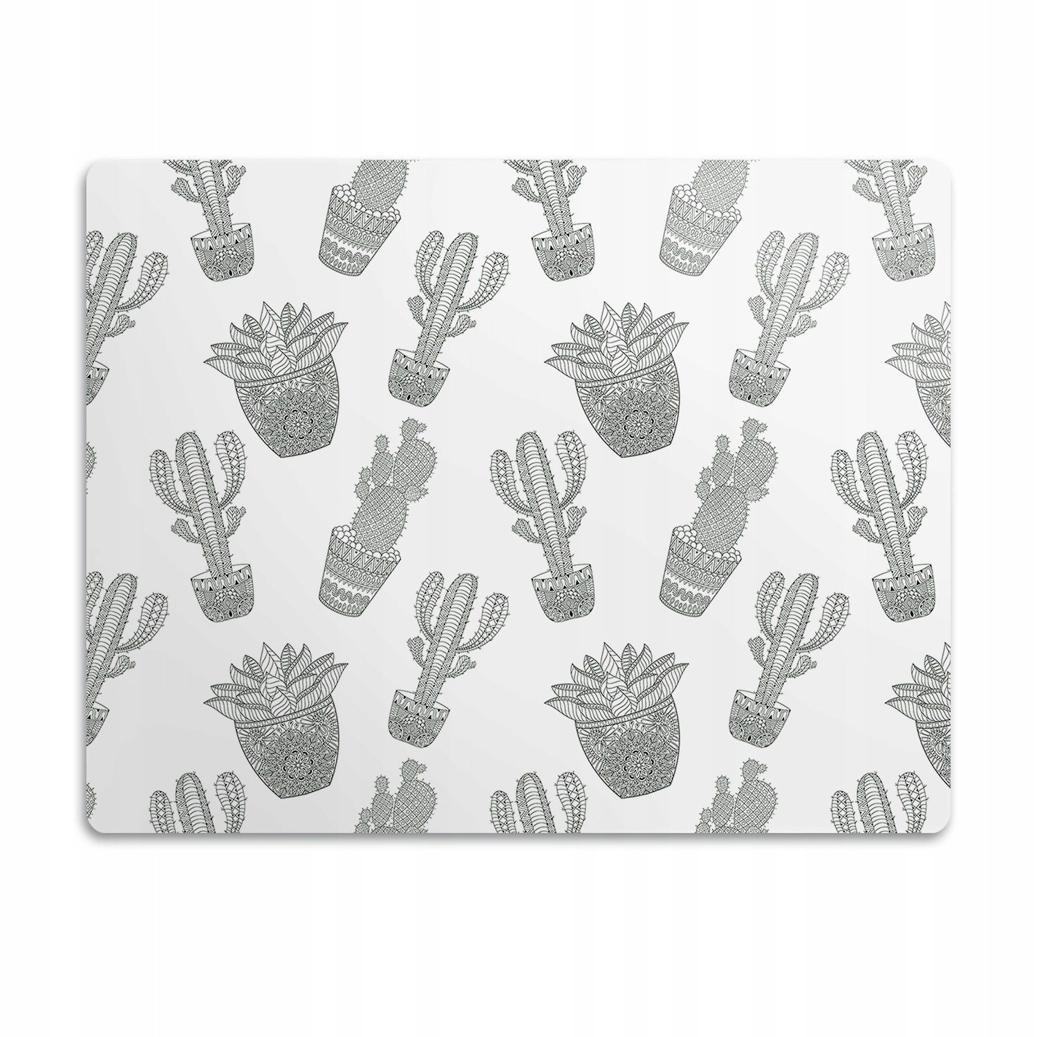 Pro psa podložka pod misky Mexické kaktusy 90x60