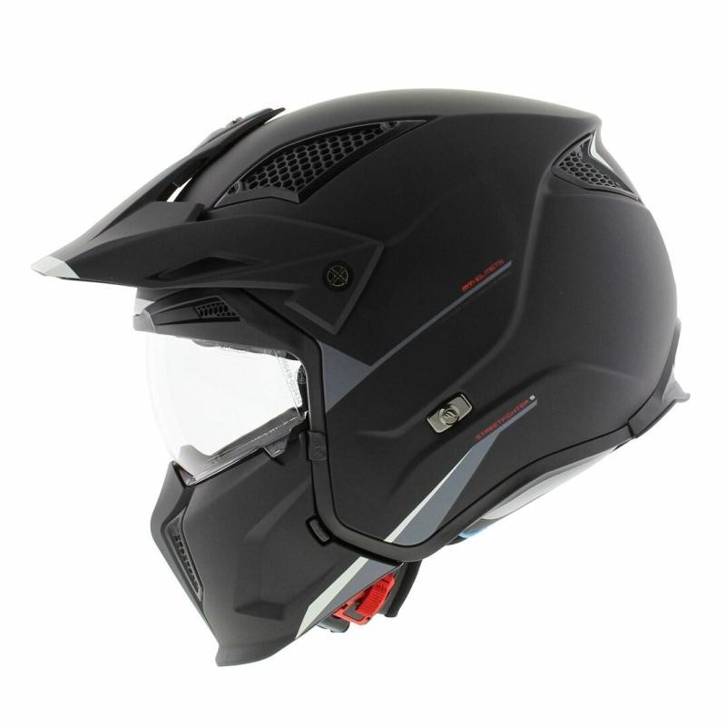 MT Helmets Přilba Streetfighter SV S Solid A1 černá matná + sleva 300,- na příslušenství