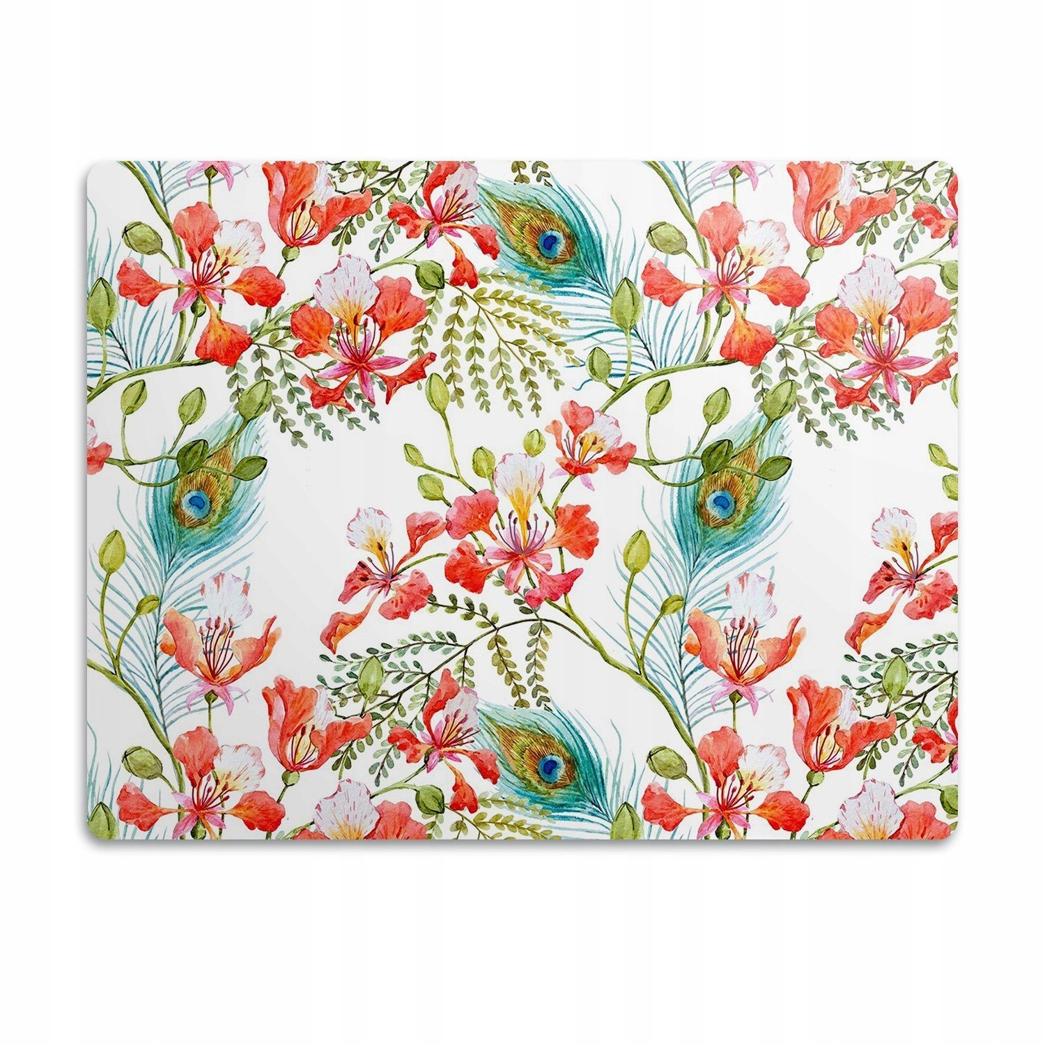 Pro psa podložka pod misky Páv peří 90x60 cm