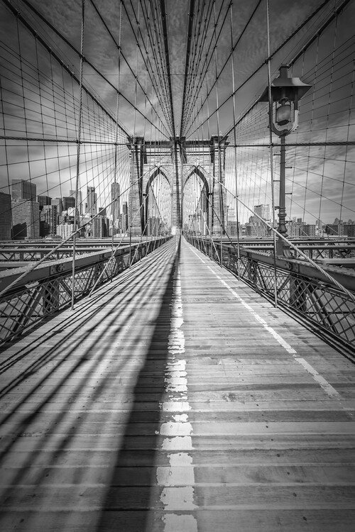 Melanie Viola Umělecká fotografie NEW YORK CITY Brooklyn Bridge, Melanie Viola, (26.7 x 40 cm)