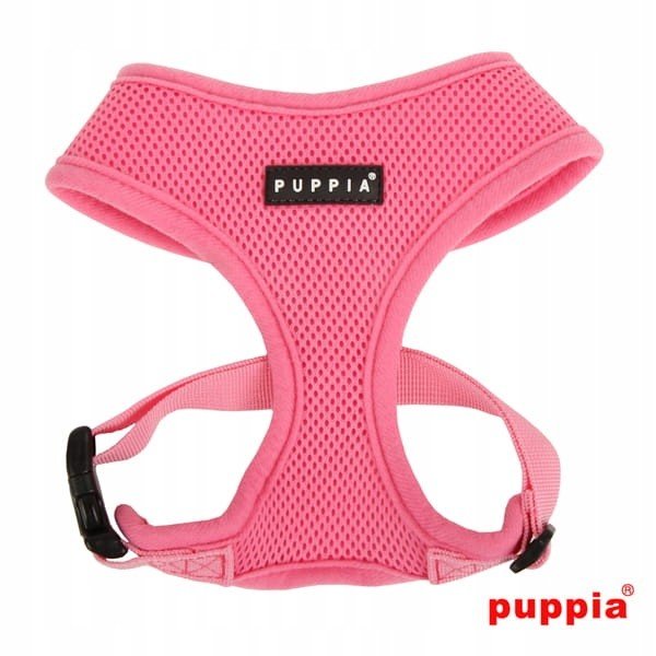 postroj pro psa Puppia soft růžový XL