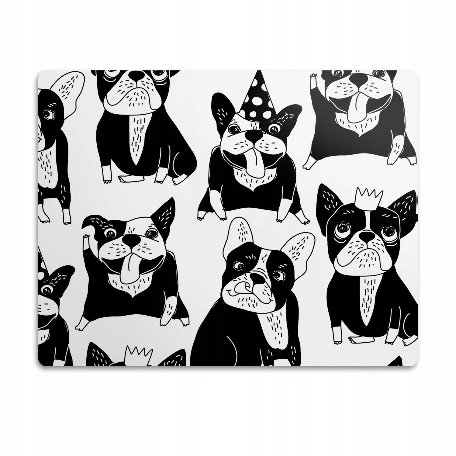 Pro psa a kočku podložka pod misku Šťastní psi 90x60