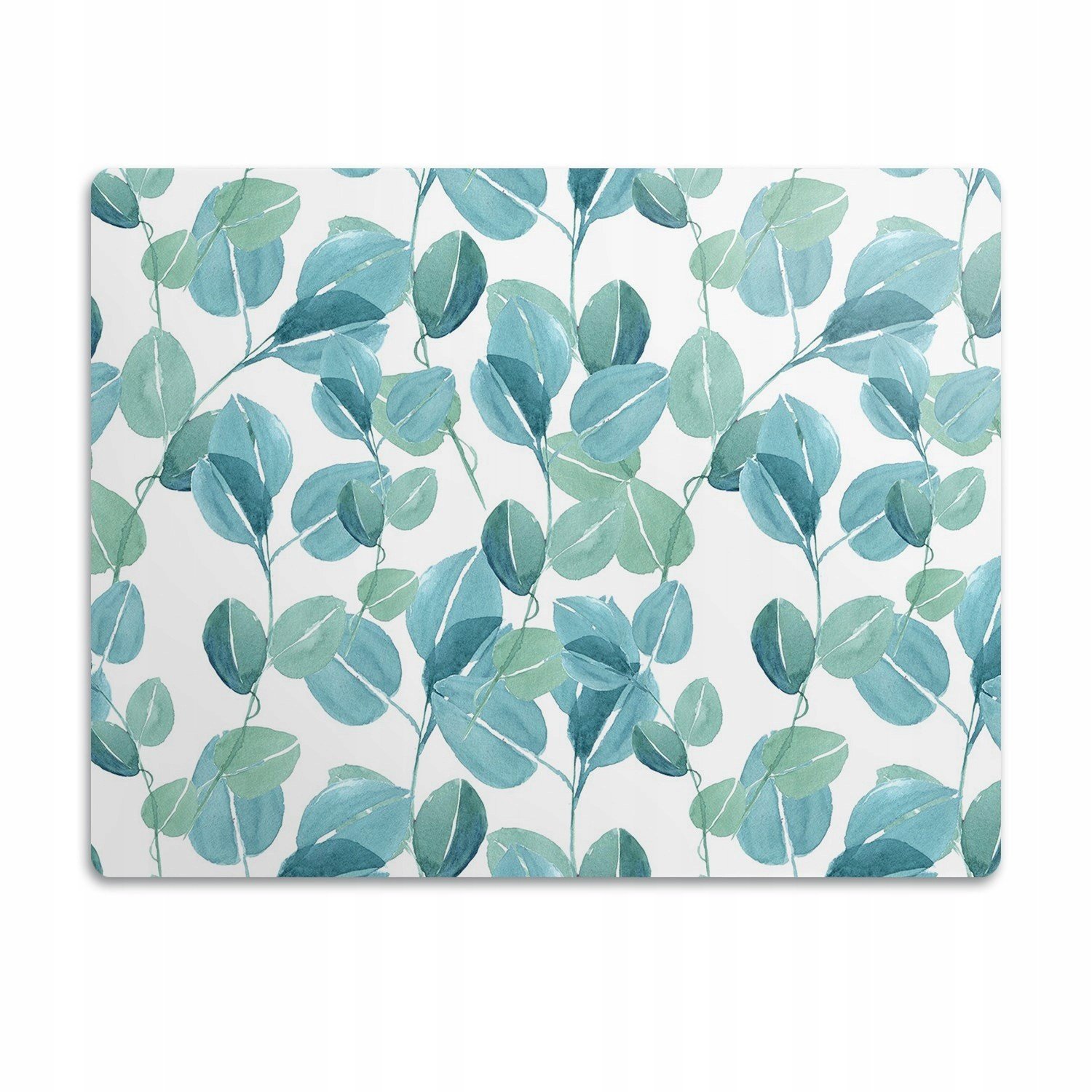 Voděodolná podložka pod misku Listy malované 90x60cm