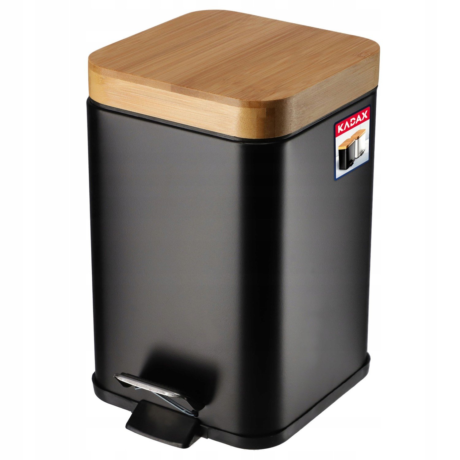 Nádoba Na Odpadky S Bambusovým Víkem 3 L