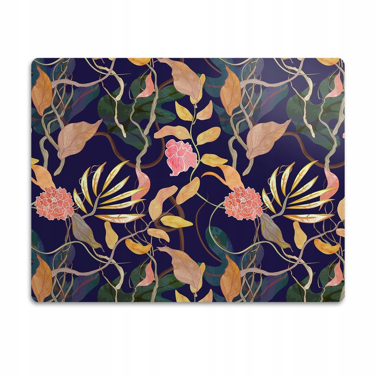 Voděodolná podložka pod misku Listy desén 90x60 cm