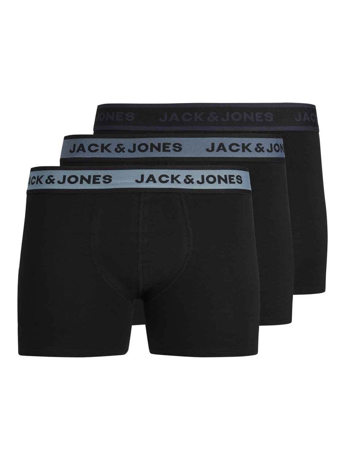Jack&Jones 3 PACK - pánské boxerky JACLOUIS 12241168 Black XXL