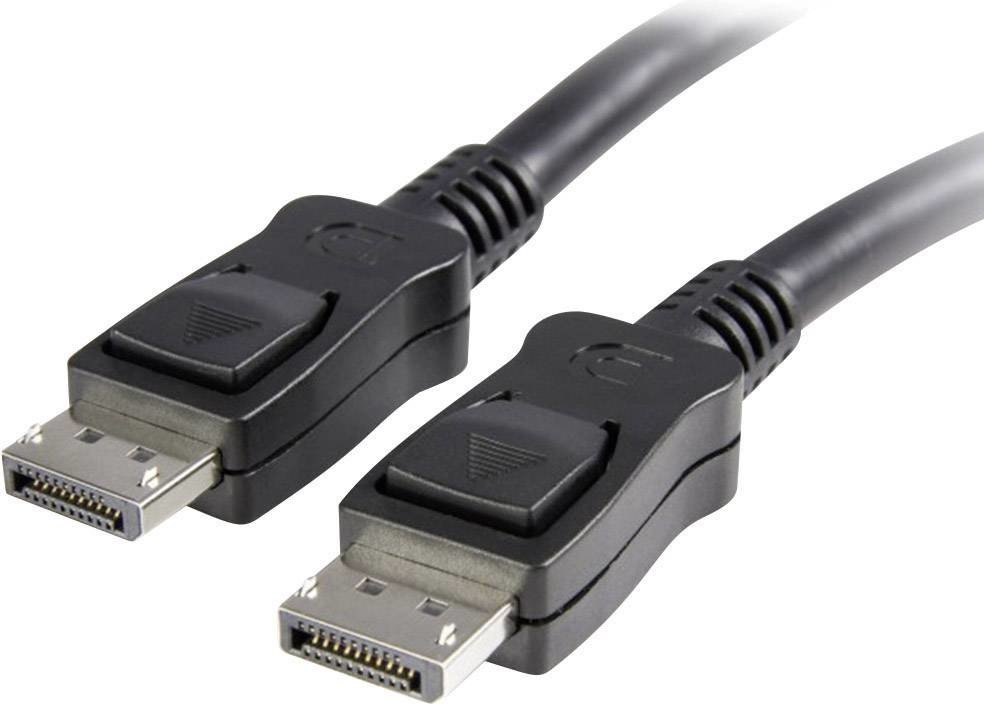 Manhattan DisplayPort kabel Konektor DisplayPort, Konektor DisplayPort 3.00 m černá 307093-CG Kabel DisplayPort