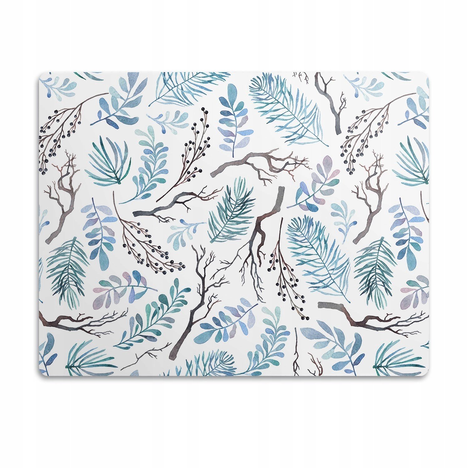 Podložka pod kočičí toaletu Listy a 90x60 cm