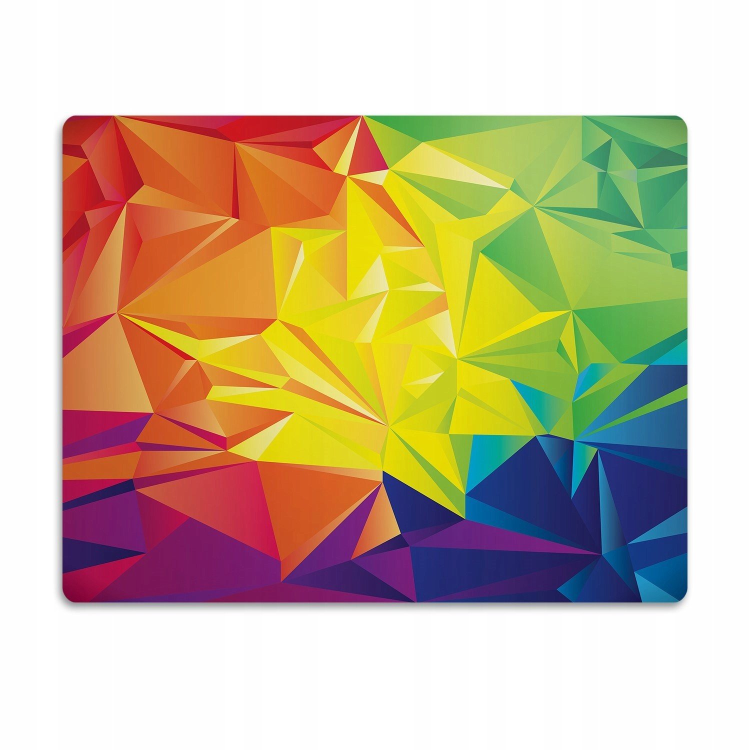 Podložka pro kočku a psa pod misky Barevný vzor 90x60cm