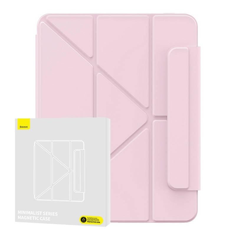 Baseus Minimalistické magnetické pouzdro pro Pad Air4/Air5 10,9″/Pad Pro 11″ (baby pink)