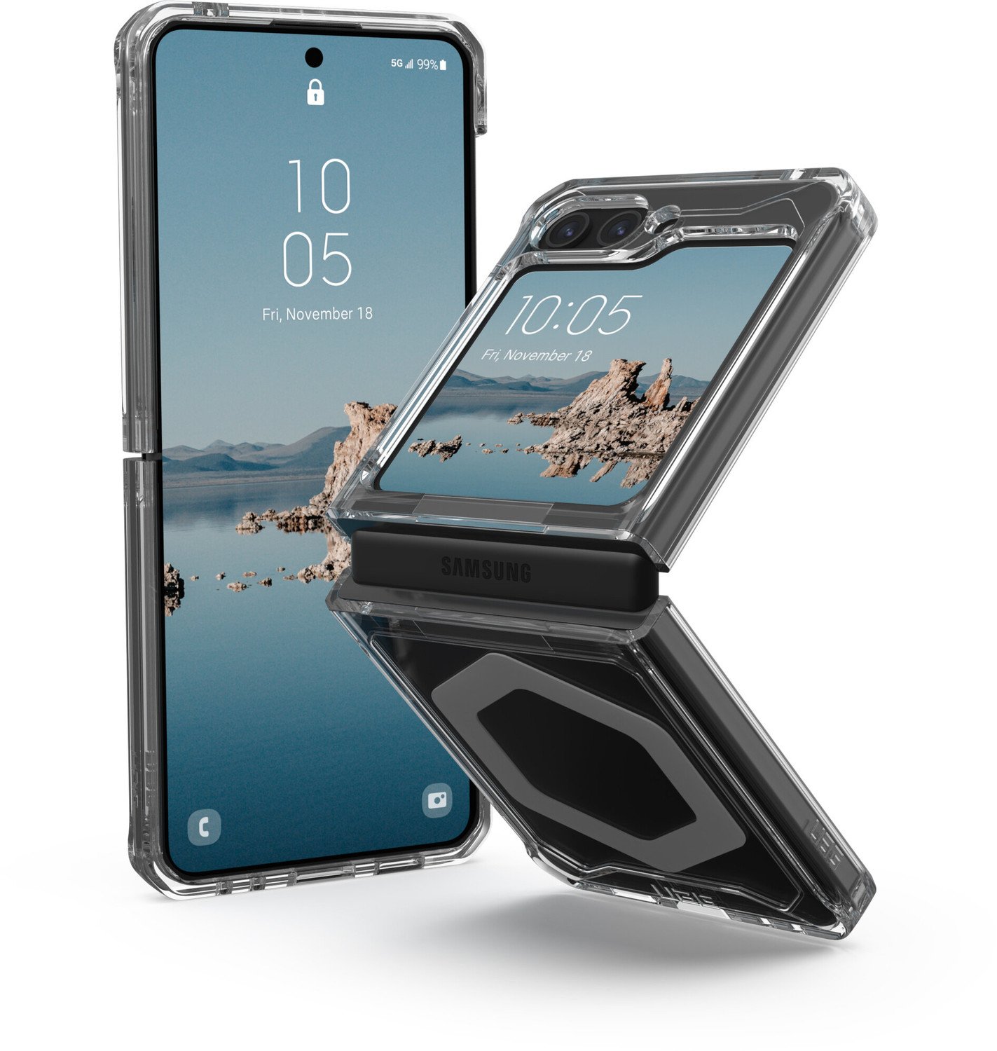 UAG ochranný kryt Plyo Pro pro Samsung Galaxy Z Flip5, stříbrná - 214214114333