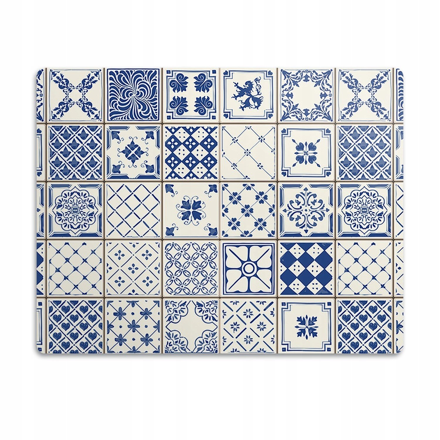 Podložka pod misky Dlaždice modrá mozaika 90x60