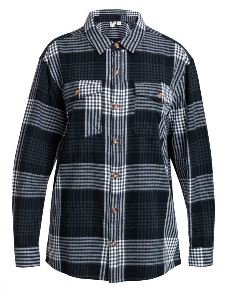 Dámská košile Roxy Let It Go Flannel kvj4 - černá L