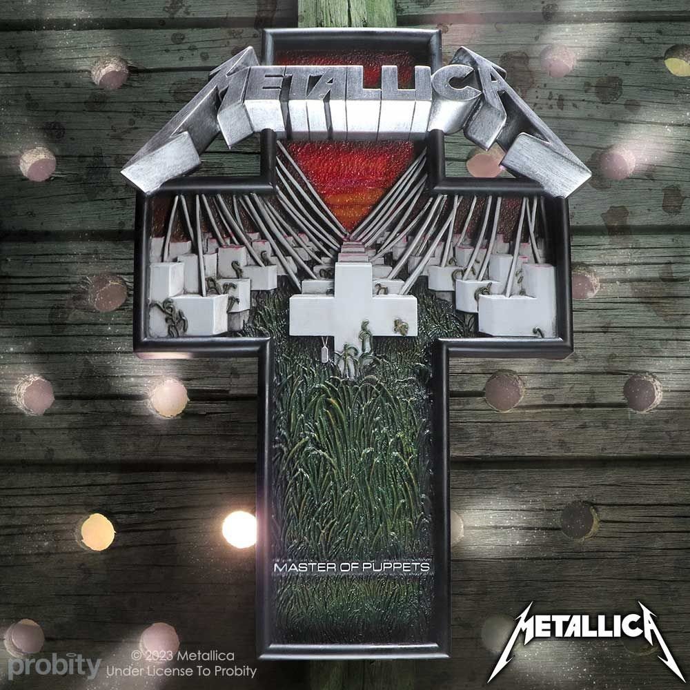 Nemesis Now | Metallica -  Wall Plaque Master of Puppets 32 cm