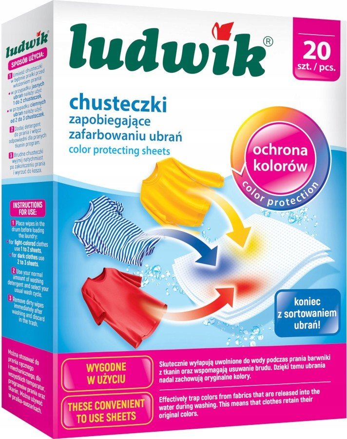 Ubrousky na praní Ludwik 6x20 ks