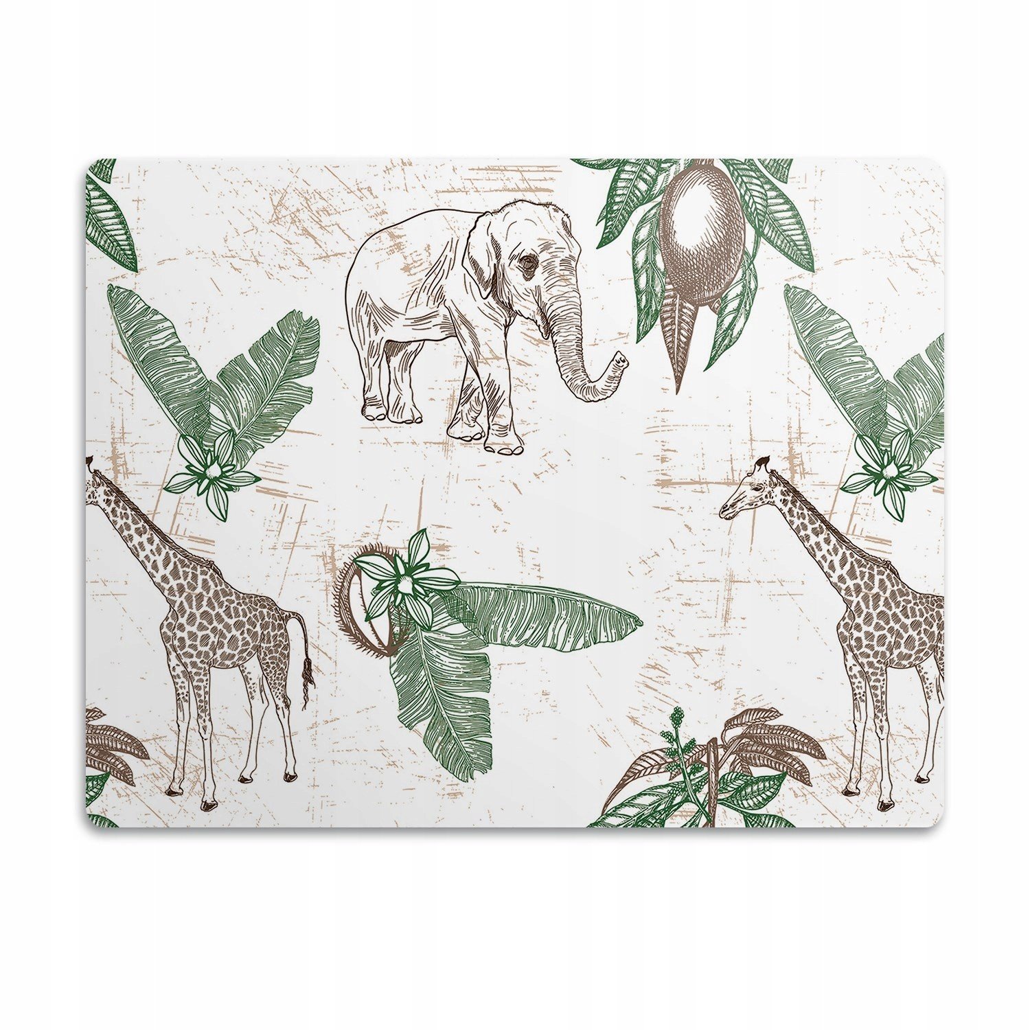 Pro kočku podložka pod záchod Sloni a žirafy 90x60 cm