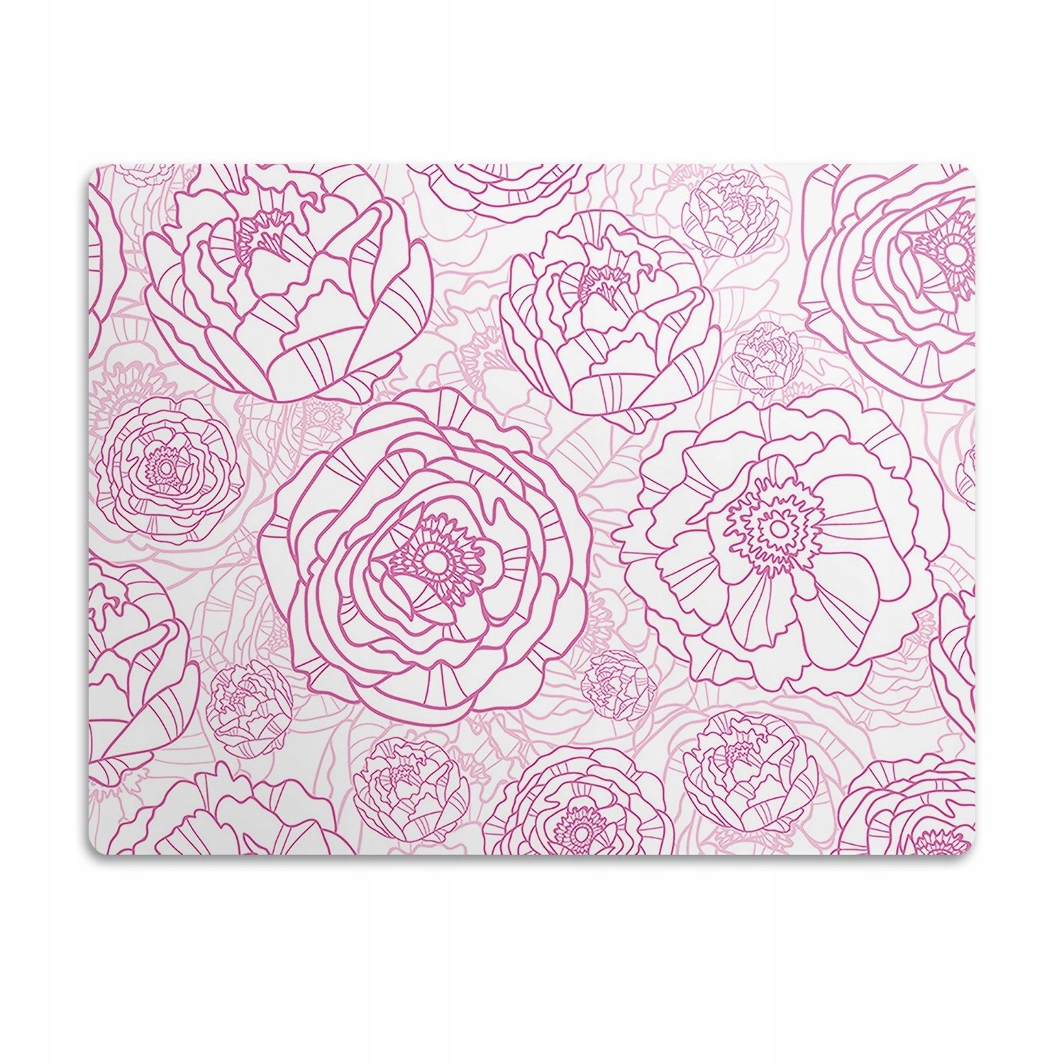 Ochranná podložka pro psa Růžové květy 90x60 cm