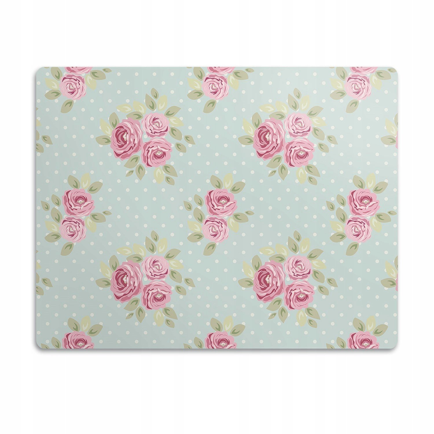 Ochranná podložka pod misku Růžové kytice 90x60