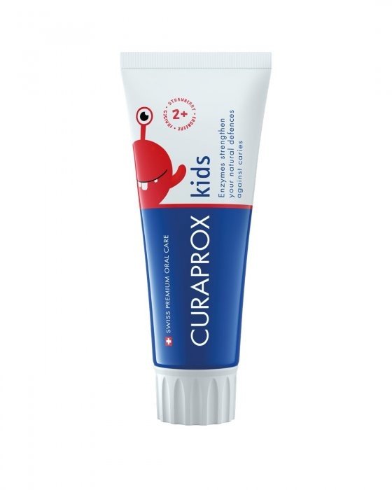 CURAPROX Zubní pasta od 2 let jahoda 60 ml
