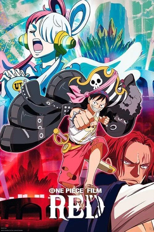 GB EYE Plakát, Obraz - One Piece: Red - Movie Poster, (61 x 91.5 cm)