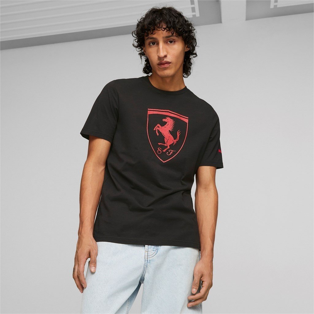 Ferrari Race tonal Big Shield Tee S