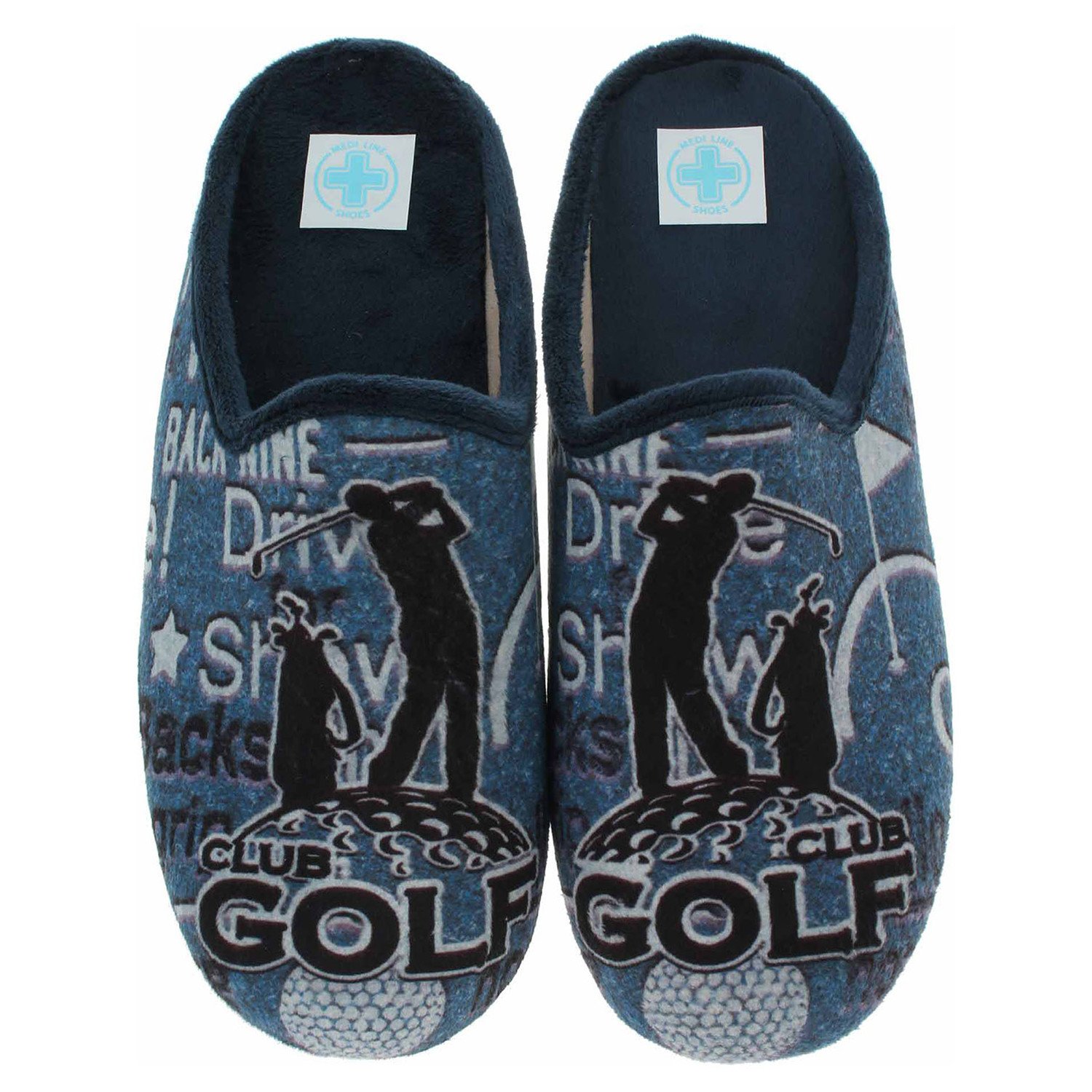 Ecco Pánské domácí pantofle Medi Line 5175-023 marino 24800381