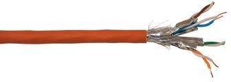 Bedea 39331183 kabel pro přenos dat CAT 7a S/FTP oranžová 305 m