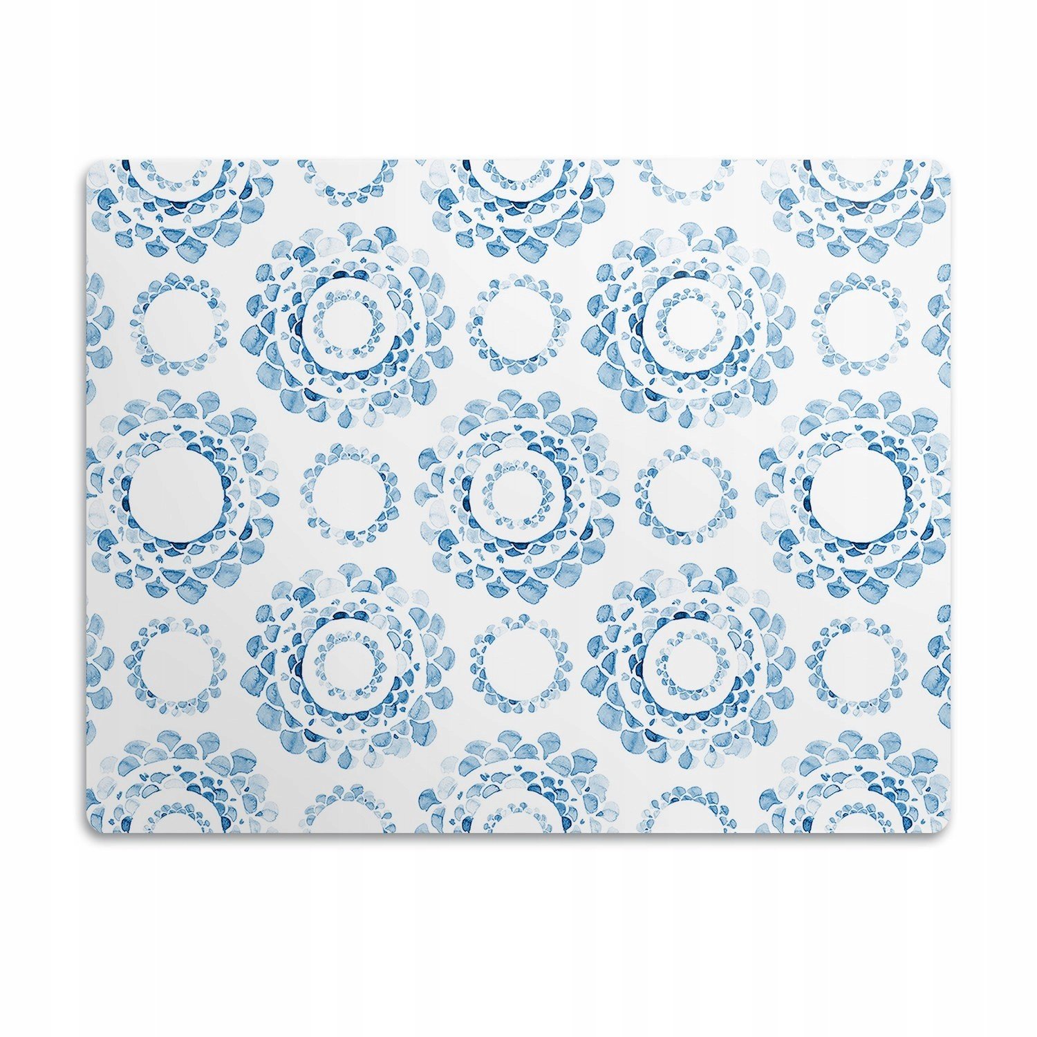 Ochranná podložka pod misky Modrá kolečka 90x60 cm