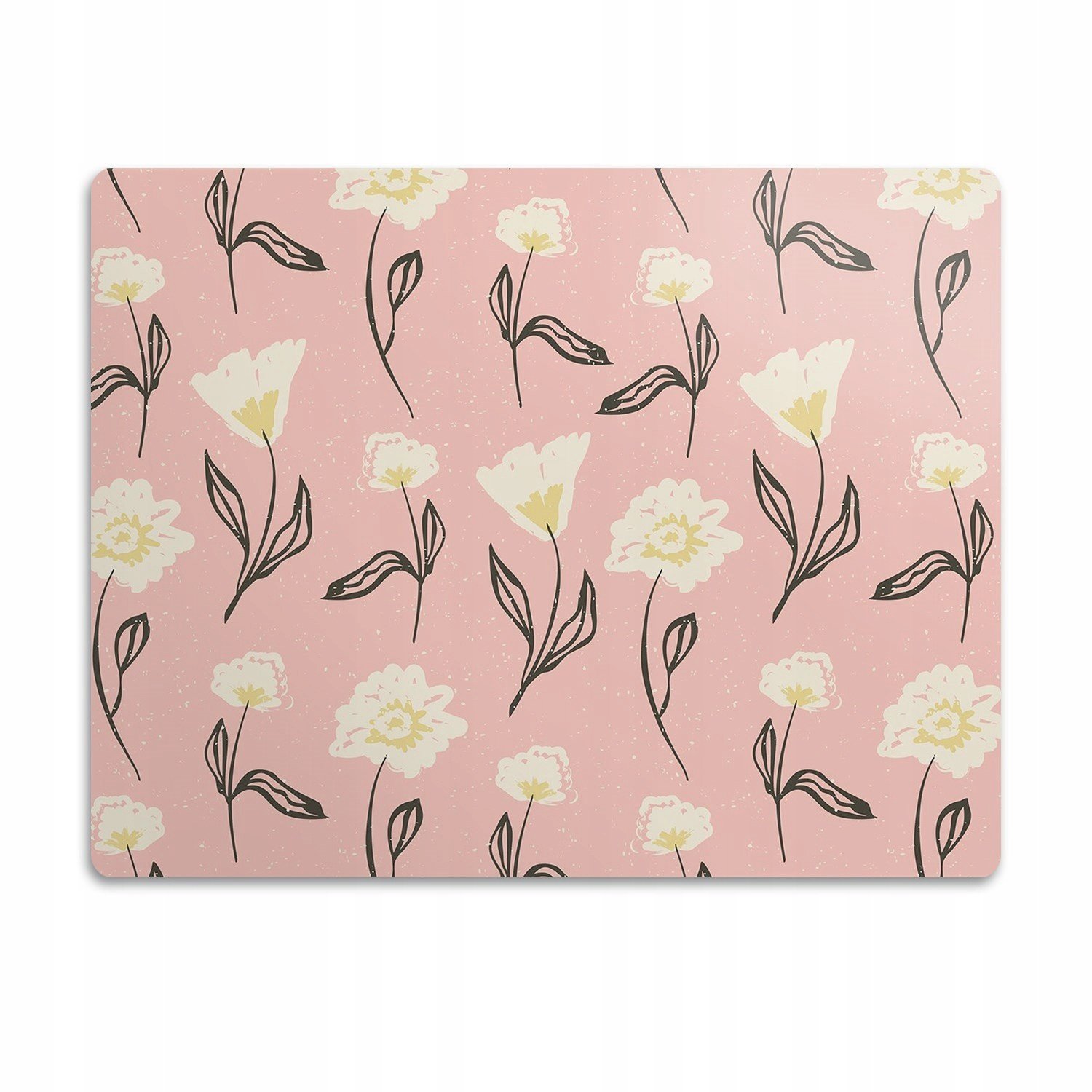 pro kočky podložka pod záchod Krémové květy 90x60 cm