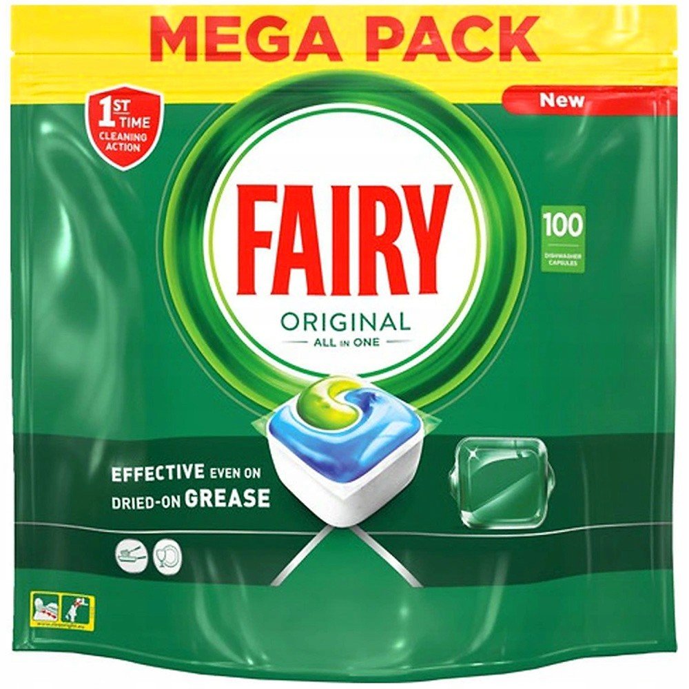 Fairy Tablety Kapsle Do Myčky Nádobí 100ks