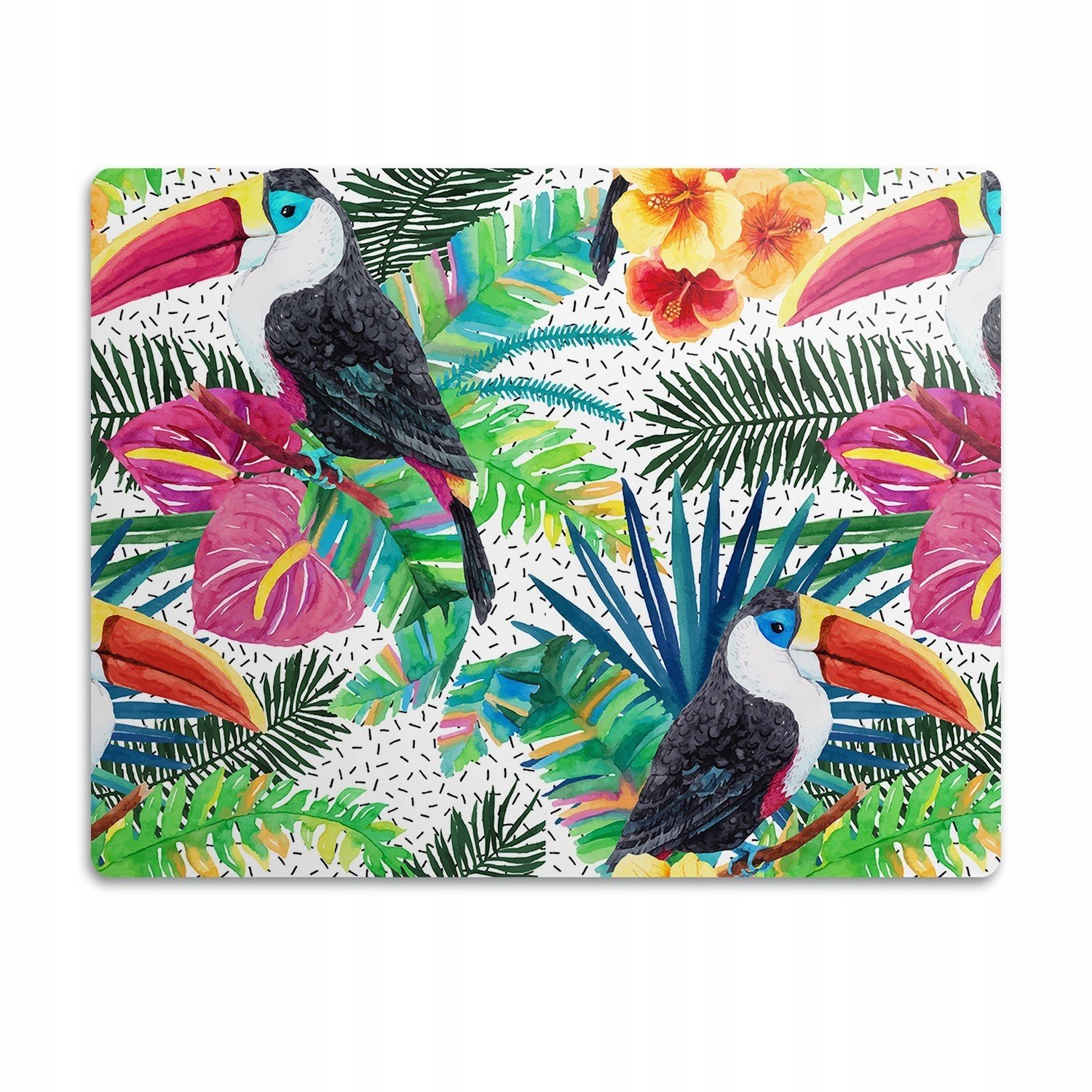 Ochranná podložka pod záchod pro kočky Tukany 90x60 cm