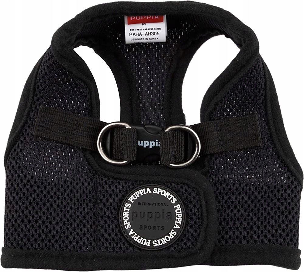 Postroj/vesta pro psa Puppia Soft černá S