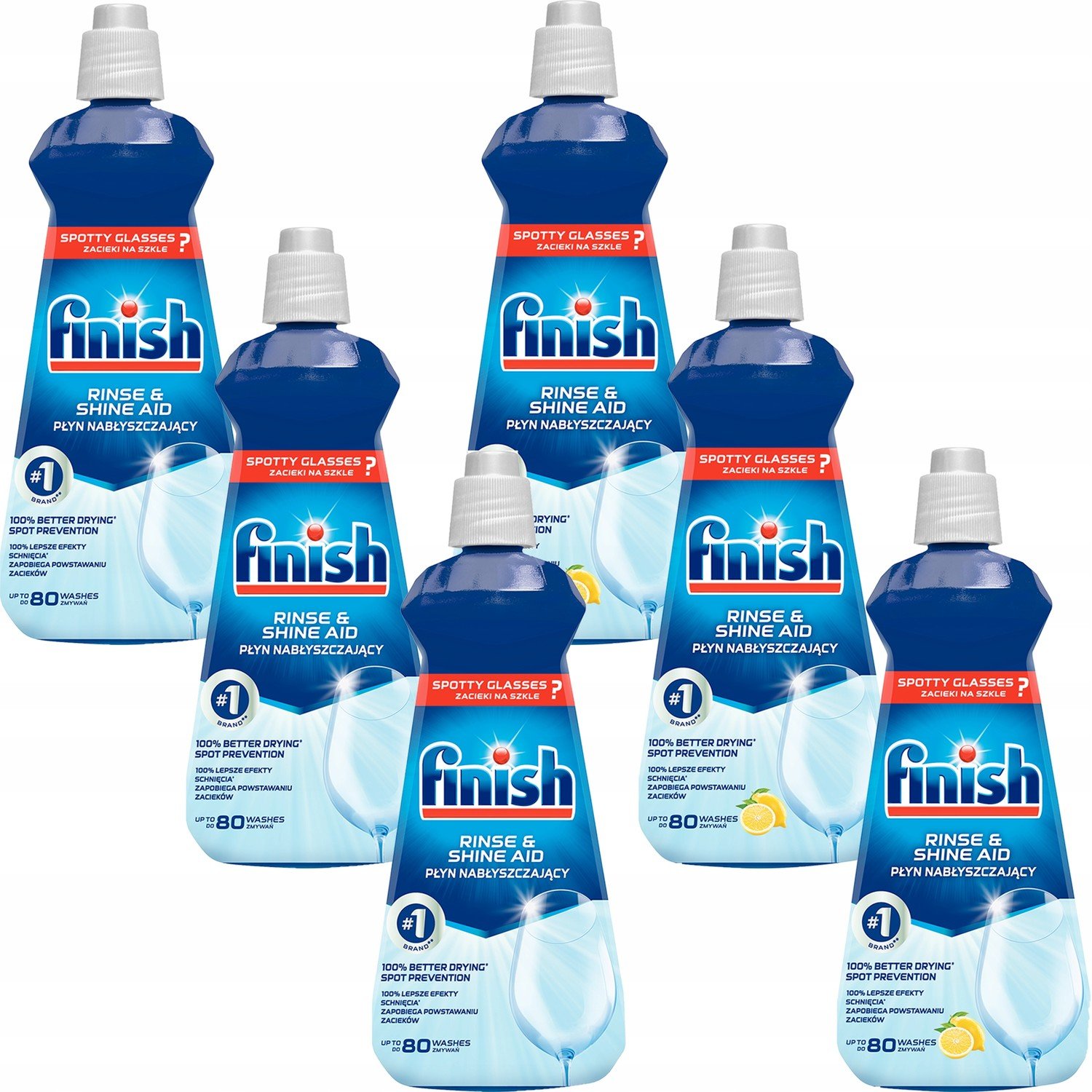 Finish Tekutý leštidlo do myčky 6x 400ml