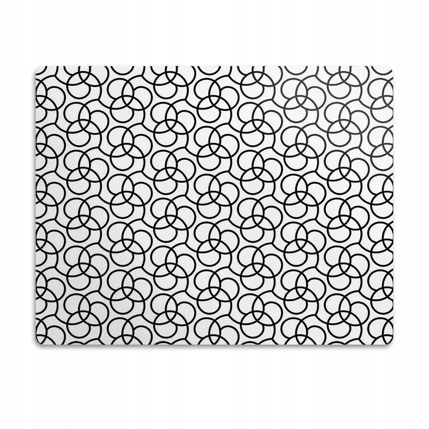 Podložka pod misku Černobílá šablona 90x60 cm